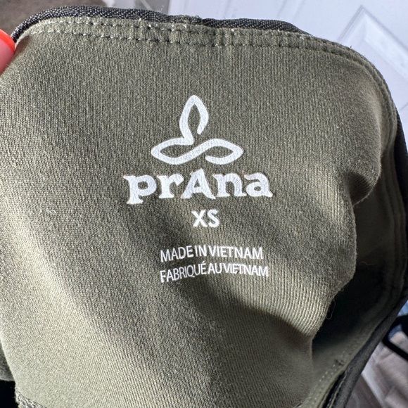 PRANA Green Misty Jacquard Yoga Leggings Size XS - Picture 5 of 10